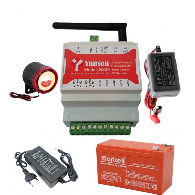 اعلام قطع برق پیامکی و شماره گیر با آژیر