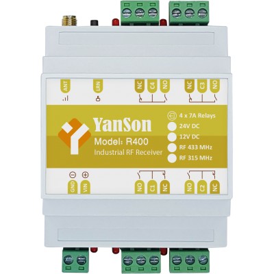 گیرنده ریموتی 2 کانال صنعتی R200