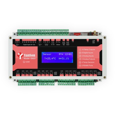 کنترلر برنامه پذیر پیامکی G920