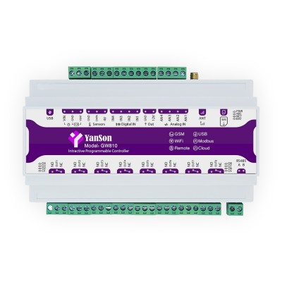 کنترلر برنامه پذیر وای فای پیامکی GW810